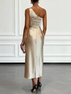 Fien One Shoulder Satin Midi Dress_2