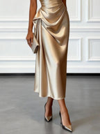 Fien One Shoulder Satin Midi Dress_4