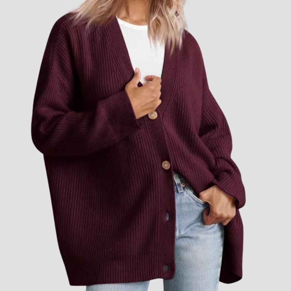 Ines Oversized Striped Cardigan_3