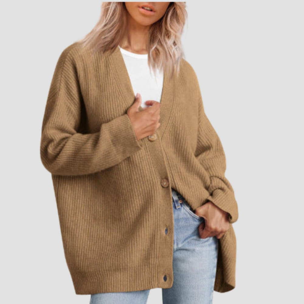Ines Oversized Striped Cardigan_4