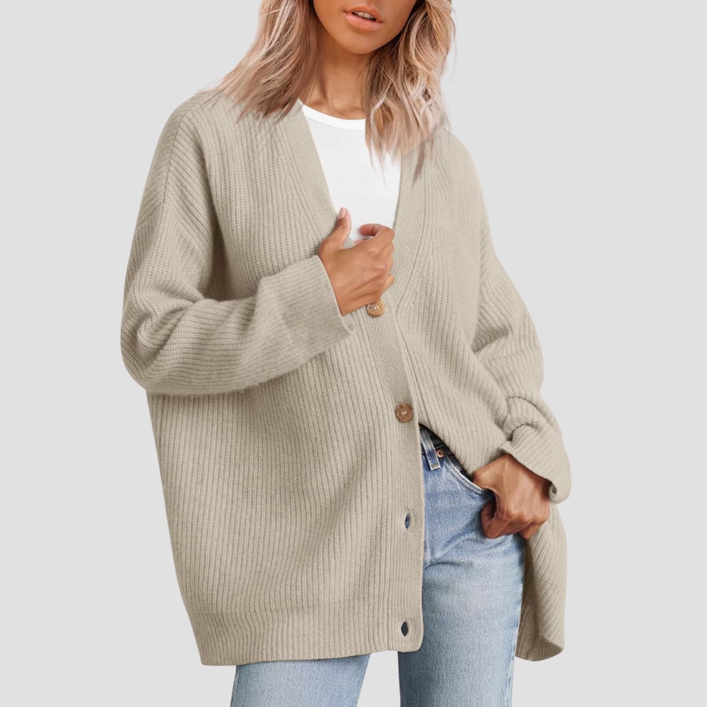 Ines Oversized Striped Cardigan_8