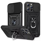 Heavy Duty Shockproof Phone Case with Kickstand Lens Cover