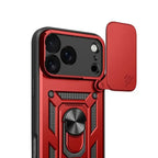 Heavy Duty Shockproof Phone Case with Kickstand Lens Cover