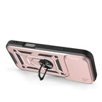 Heavy Duty Shockproof Phone Case with Kickstand Lens Cover