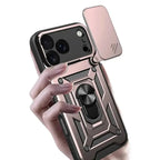 Heavy Duty Shockproof Phone Case with Kickstand Lens Cover