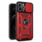Heavy Duty Shockproof Phone Case with Kickstand Lens Cover