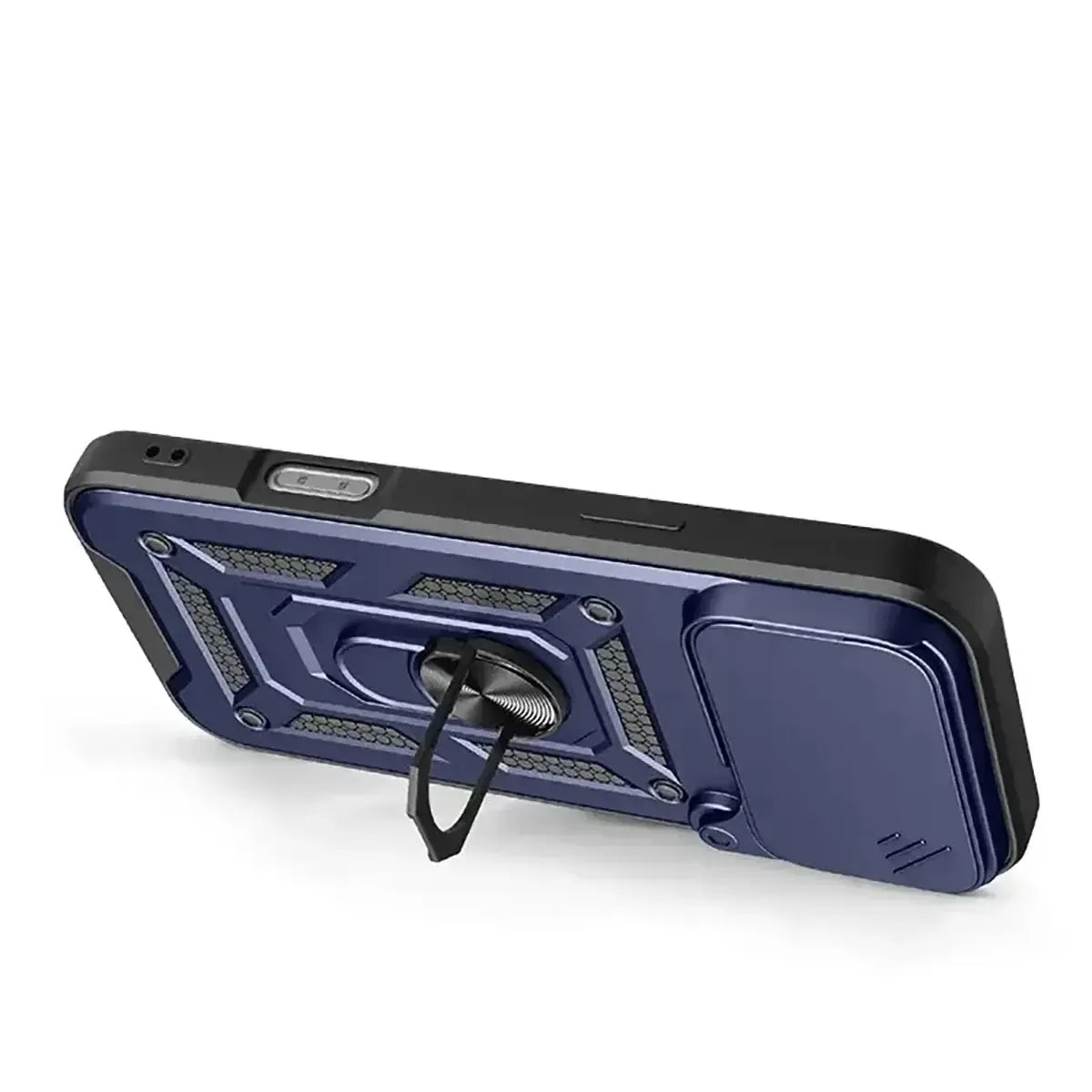 Heavy Duty Shockproof Phone Case with Kickstand Lens Cover