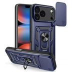 Heavy Duty Shockproof Phone Case with Kickstand Lens Cover