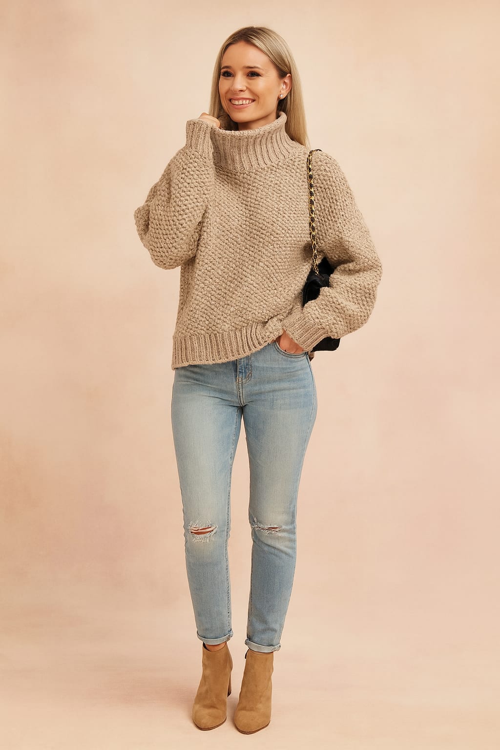 Freya Oversized Chunky Knit Turtleneck_2