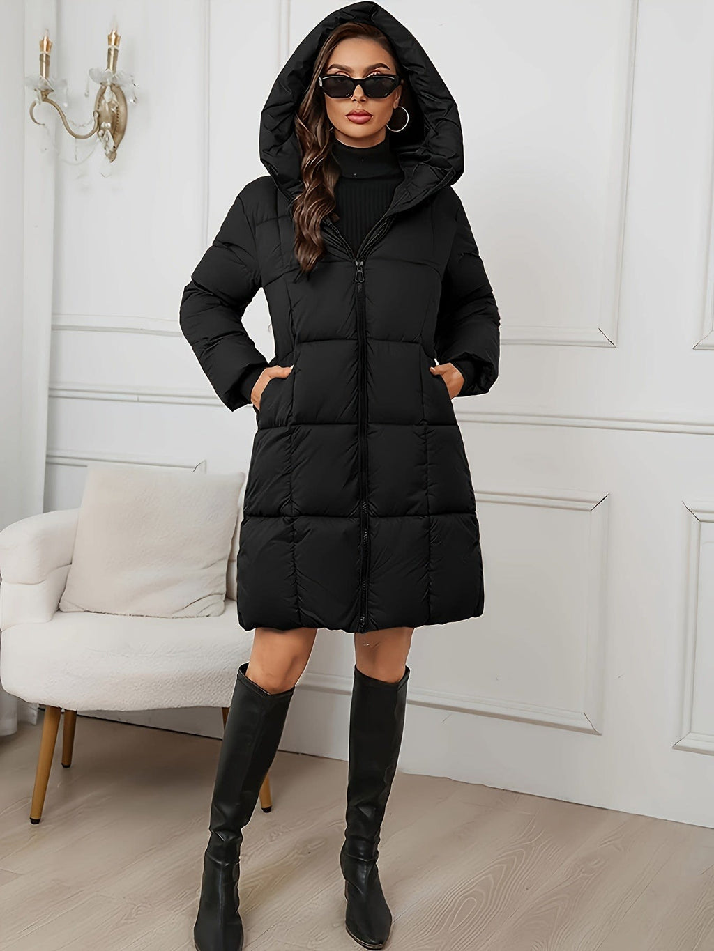 Svenja Hooded Longline Puffer Coat_9