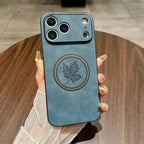Maple Leaf Leather MagSafe iPhone Case