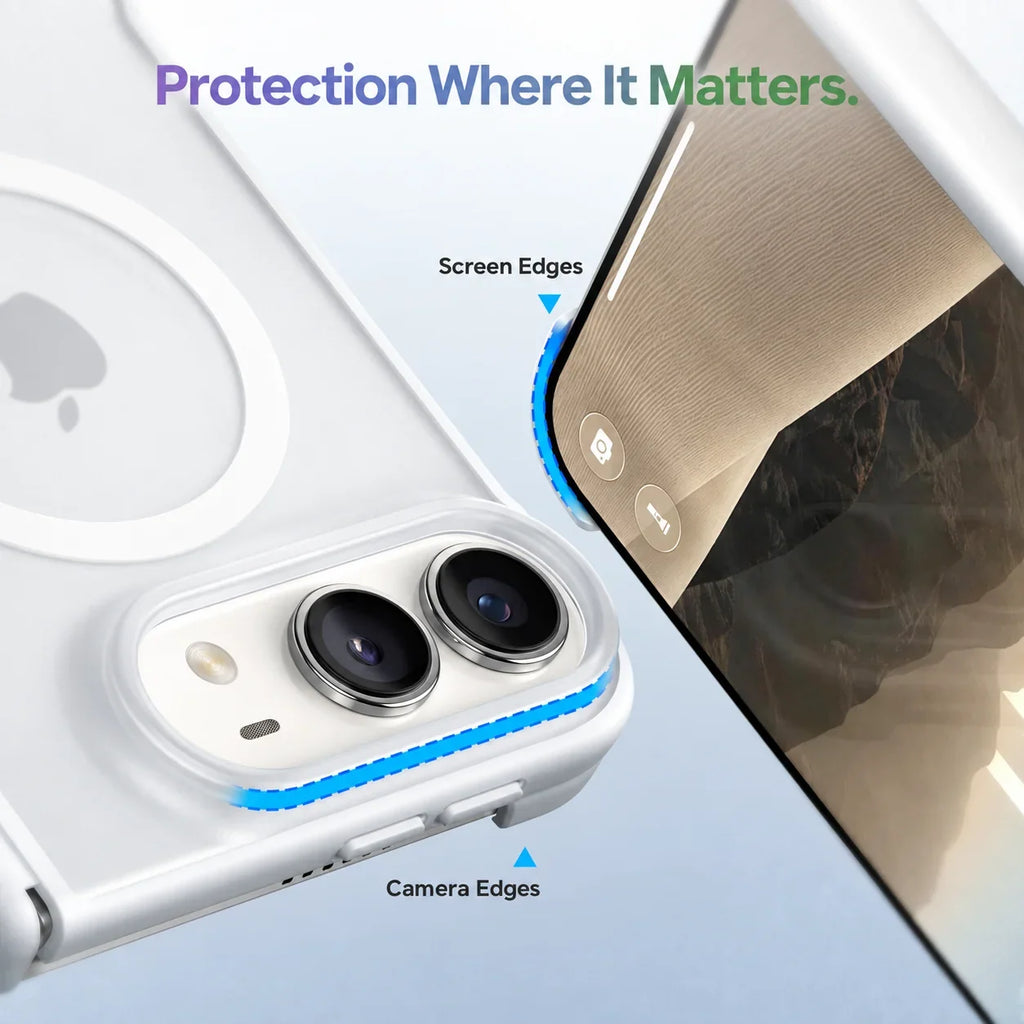 Frosted MagSafe Foldable iPhone Case