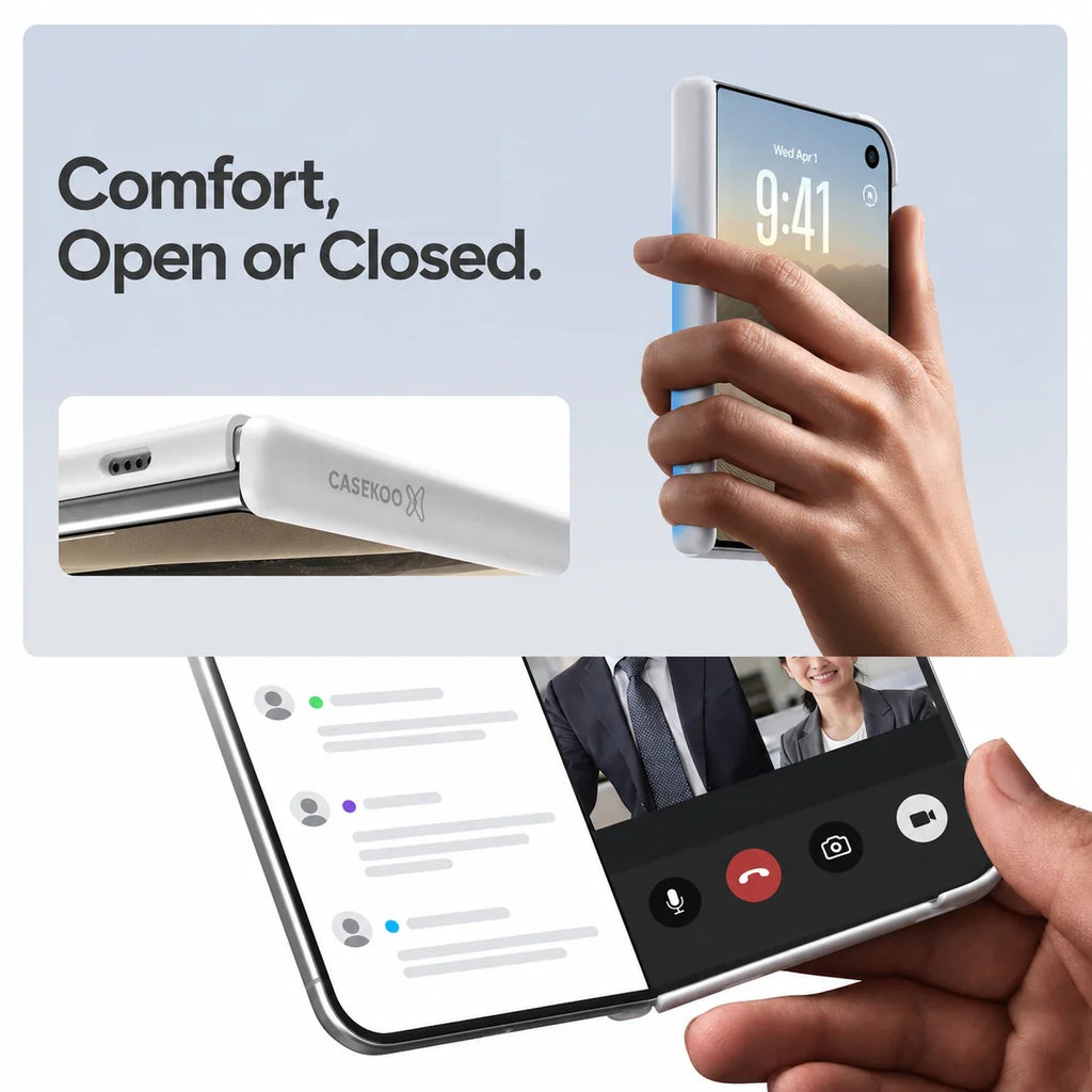 Frosted MagSafe Foldable iPhone Case