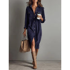 Thandi Button Front Midi Shirt Dress_4
