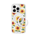 Sunflower Pattern MagSafe iPhone Case