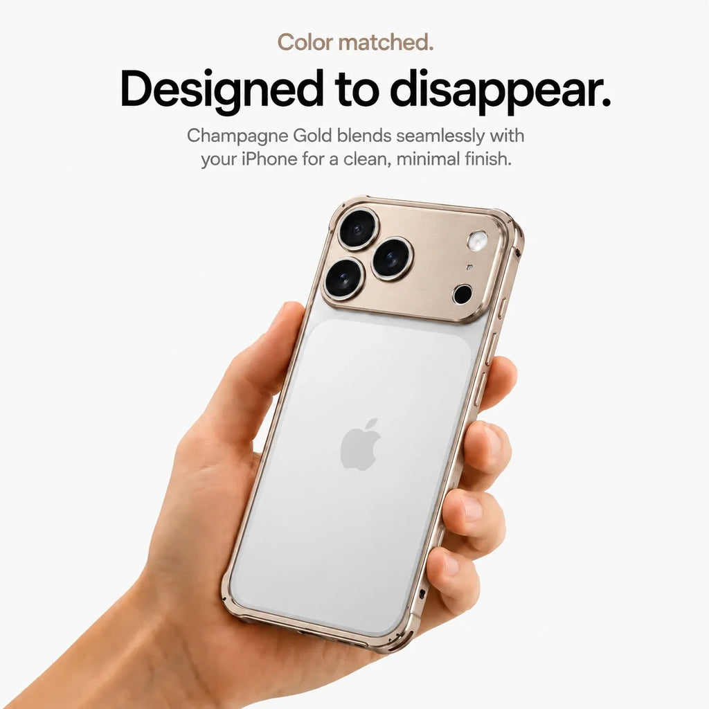 Open Back Phone Case with Corner Bumpers