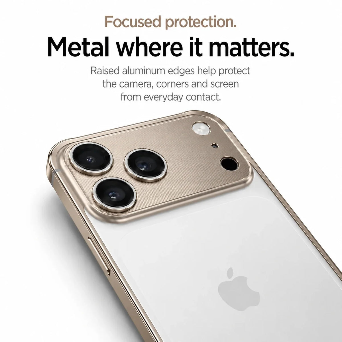 Open Back Phone Case with Corner Bumpers