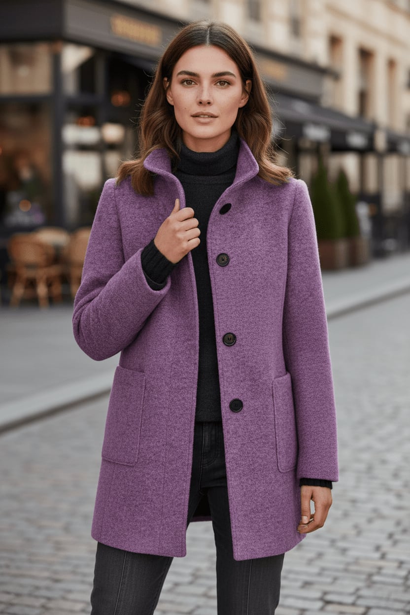 Trine Tailored Wool Blend Overcoat_17