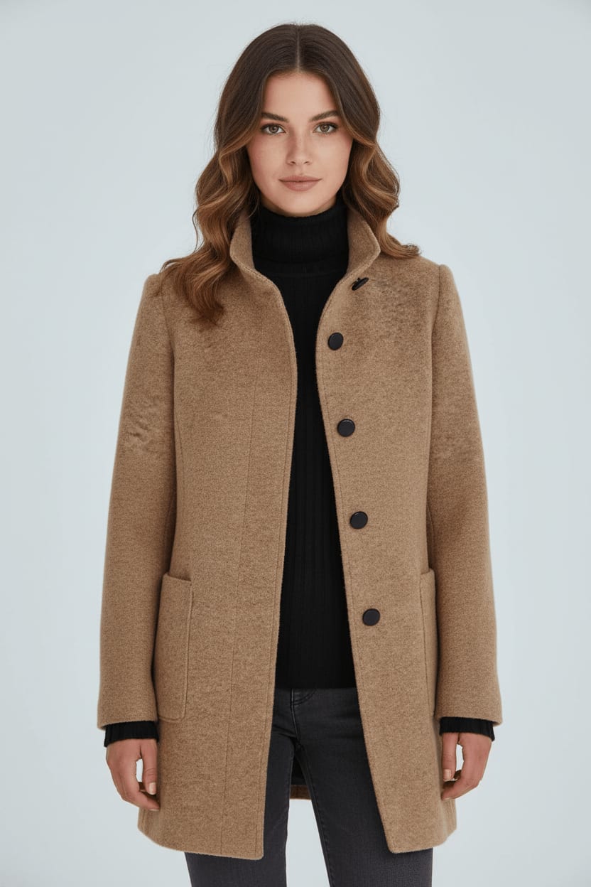 Trine Tailored Wool Blend Overcoat_22