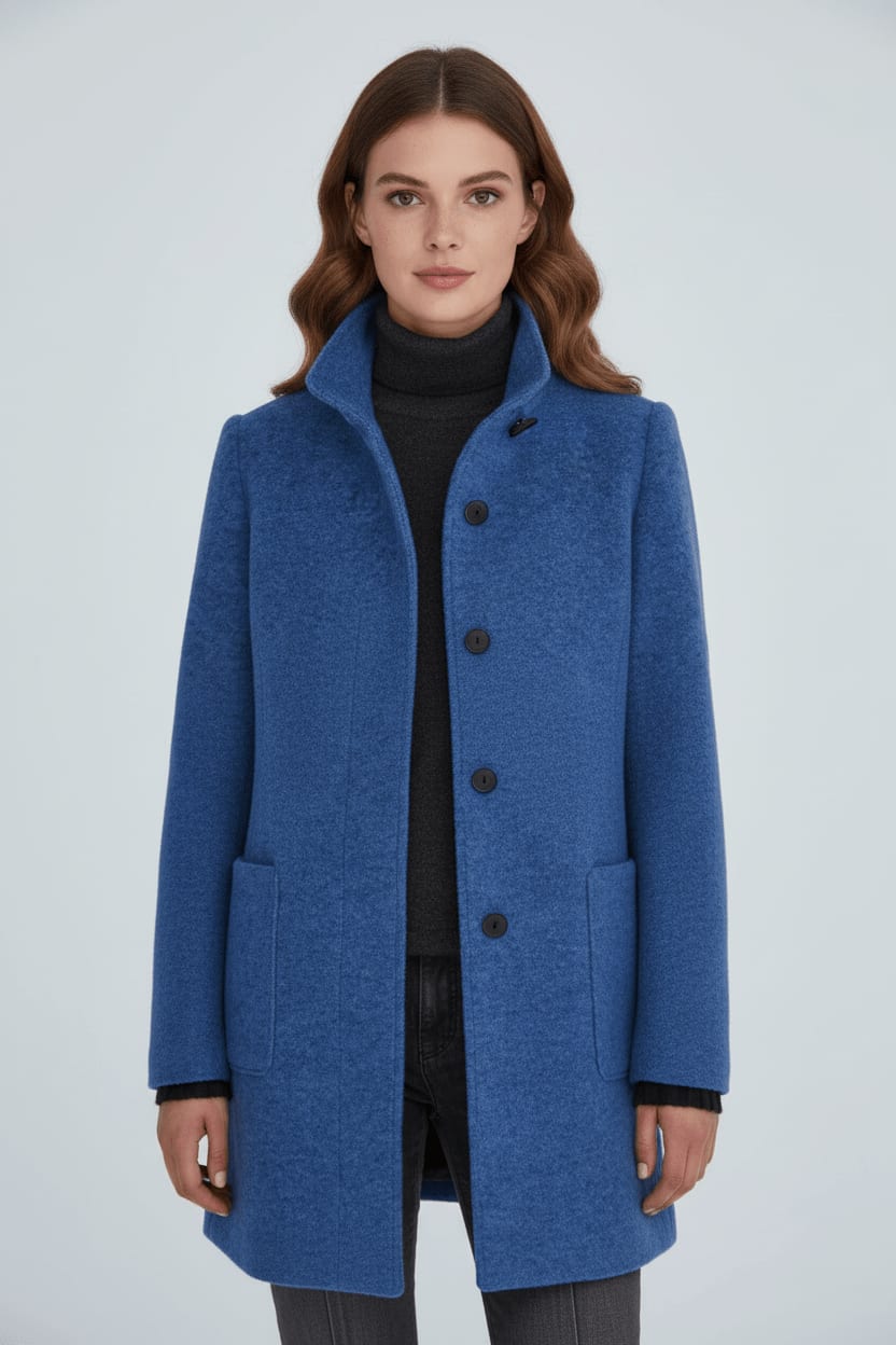 Trine Tailored Wool Blend Overcoat_3