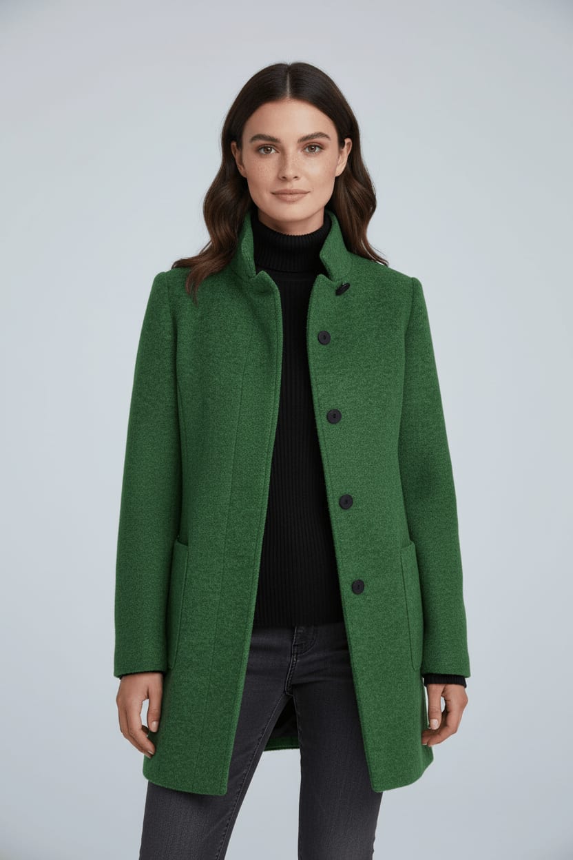 Trine Tailored Wool Blend Overcoat_4