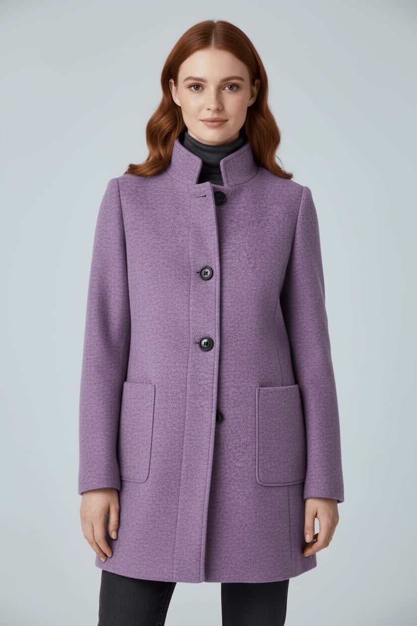 Trine Tailored Wool Blend Overcoat_5
