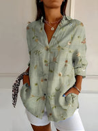 Nynke Oversized Floral Print Shirt_2