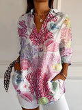 Nynke Oversized Floral Print Shirt_4