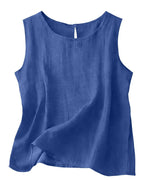 Annalisa Cotton Linen Tank Top_24