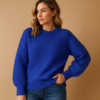 Astrid Chunky Knit Crew Neck Sweater_2