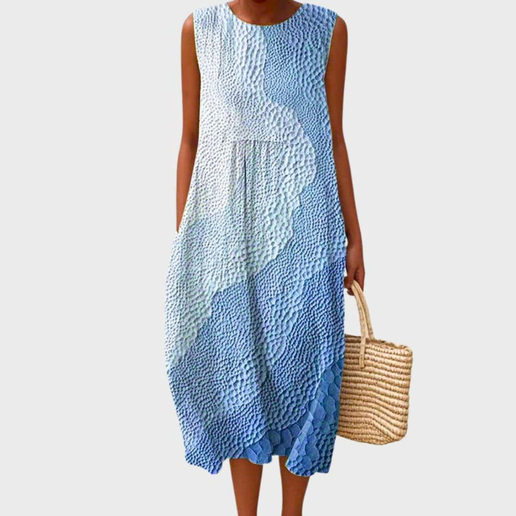 Katerina Sleeveless Linen Midi Dress_3