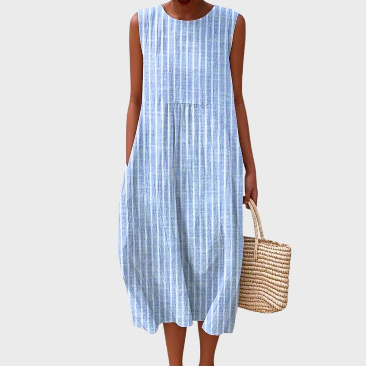 Katerina Sleeveless Linen Midi Dress_4