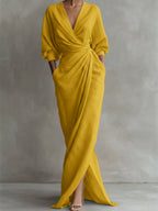 Vilde Dolman Sleeve Wrap Maxi Dress_2