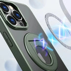 MagSafe iPhone Case with Rotating Ring Stand