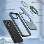 MagSafe iPhone Case with Rotating Ring Stand