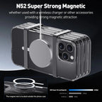 Transparent MagSafe Phone Case with Raised Corner Bumpers