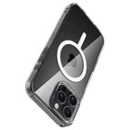 Transparent MagSafe Phone Case with Raised Corner Bumpers