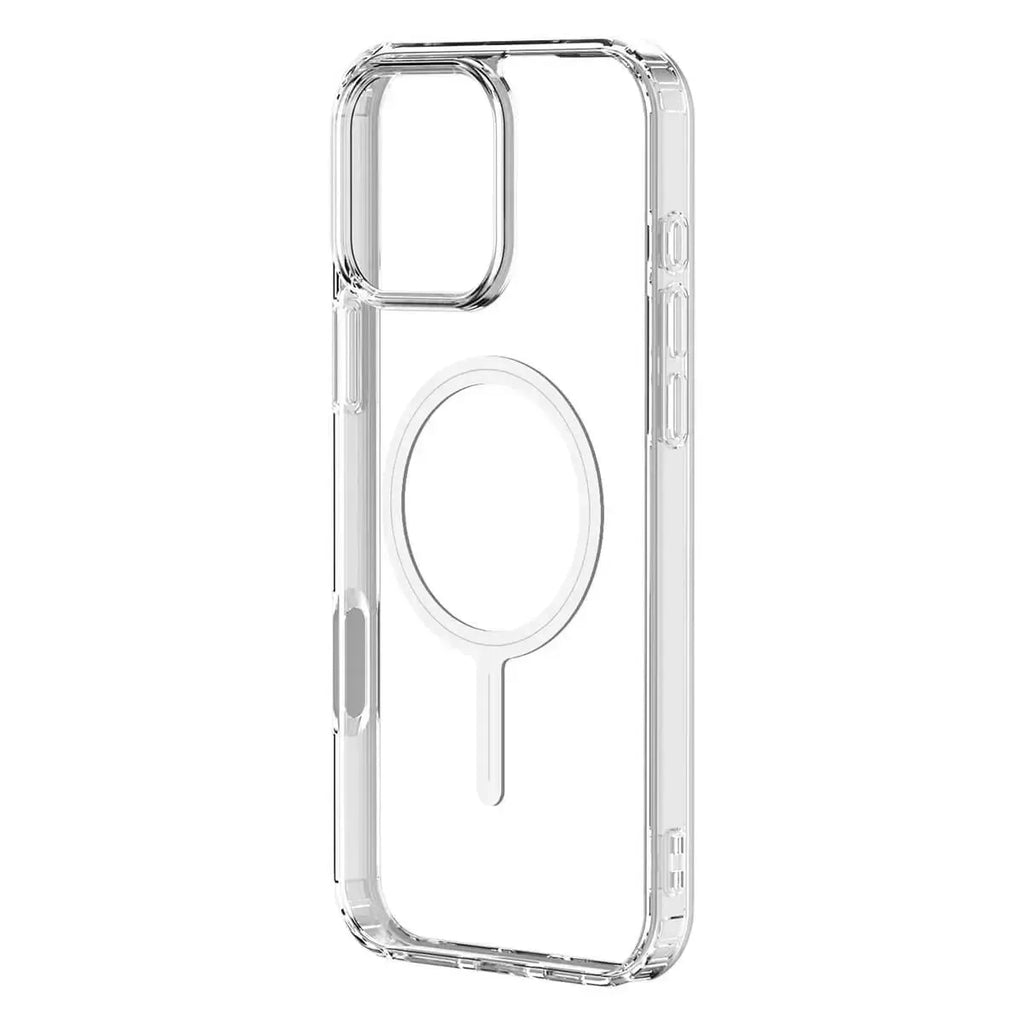 Transparent MagSafe Phone Case with Raised Corner Bumpers