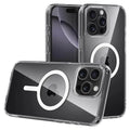 Transparent MagSafe Phone Case with Raised Corner Bumpers