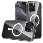Transparent MagSafe Phone Case with Raised Corner Bumpers