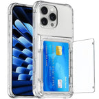 Clear Card Holder iPhone Case with Kickstand