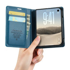 Leather Flip Wallet Foldable iPhone Duo Case