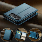 Leather Flip Wallet Foldable iPhone Duo Case