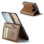 Leather Flip Wallet Foldable iPhone Duo Case