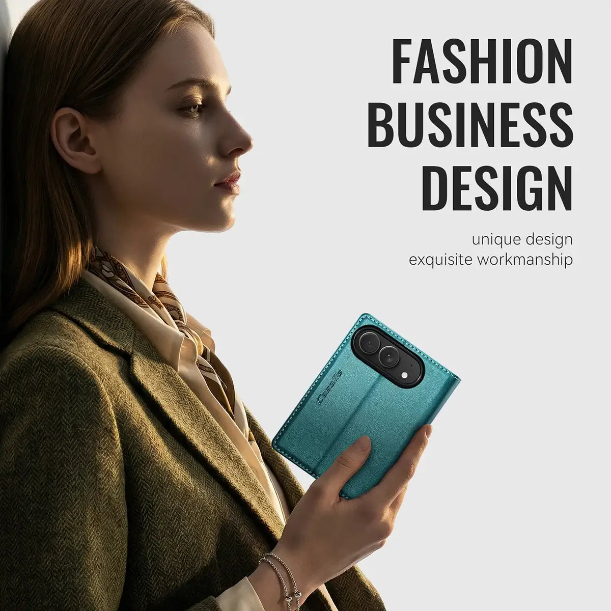 Leather Flip Wallet Foldable iPhone Duo Case