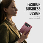 Leather Flip Wallet Foldable iPhone Duo Case