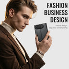 Leather Flip Wallet Foldable iPhone Duo Case