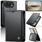 Leather Flip Wallet Foldable iPhone Duo Case