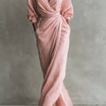 Adanna Twist Waist Linen Maxi Dress_1