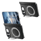 Crocodile Pattern MagSafe iPhone Duo Case with Ring Stand